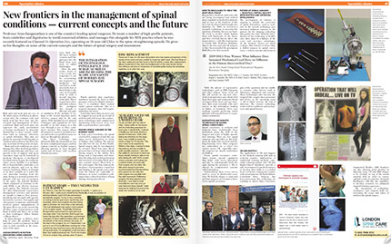 New frontiers in the management of spinal conditions - current concepts and the future
                            